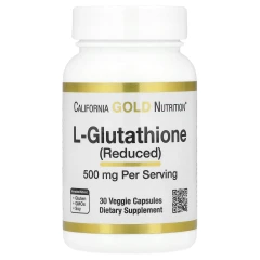 L-глутатіон відновлений (L-Glutathione) 500 мг 30 капсул