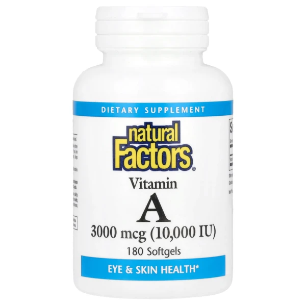 Вітамін А (Vitamin A) 10000 МО 180 капсул