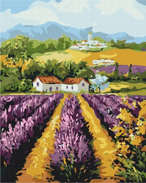 Картина за номерами Улюблений прованс  Brushme 48x60
