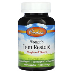 Залізо для жінок (Women's Iron Restore) 180 капсул