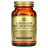 Хром полиникотинат без дрожжей Solgar (Chromium polynicotinate yeast-free) 200 мкг 100 капсул