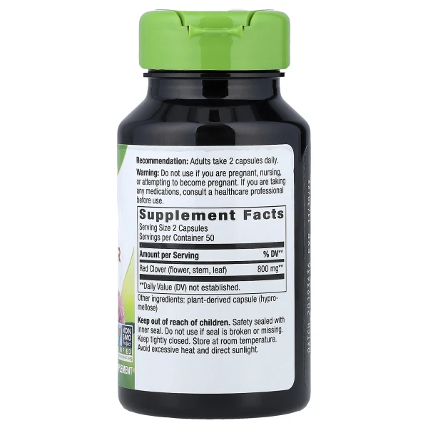 Червона конюшина Nature's Way (Red Clover) 400 мг 100 капсул