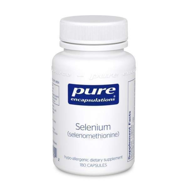 Селен (селенометіонін) Pure Encapsulations (Selenium (selenomethionine)) 200 мкг 180 капсул