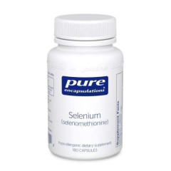Селен (селенометіонін) Pure Encapsulations (Selenium (selenomethionine)) 200 мкг 180 капсул