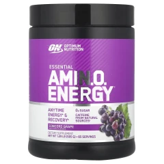 Optimum Nutrition, Essential Amin.O. Energy®, виноград Concord, 585 г (1,29 фунта)