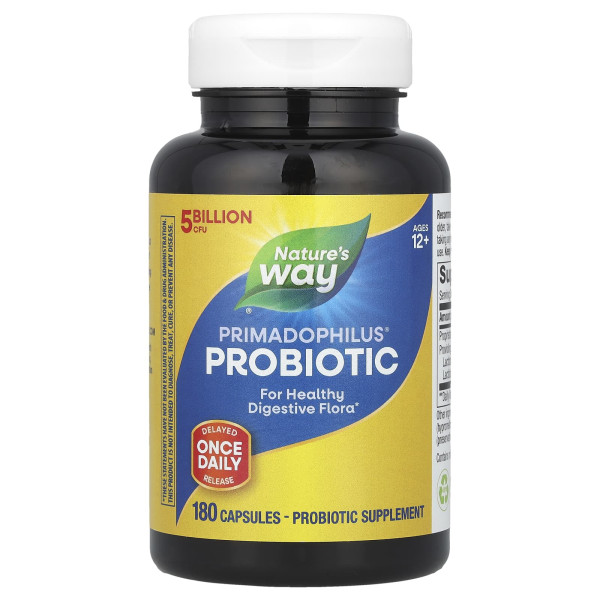 Пробіотик для дорослих від 12 років Nature's Way (Primadophilus Original) 5 млрд КУО 180 вегетаріанських капсул