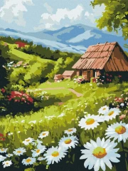 Картина за номерами Сільський затишок  Brushme 30x40