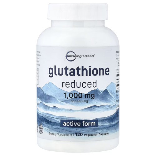 Глутатіон 1000 мг Micro Ingredients (Glutathione) 120 рослинних капсул