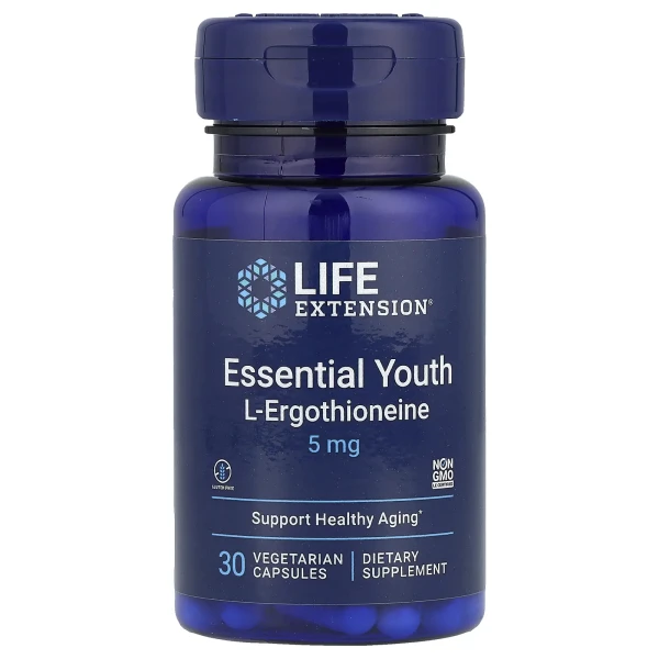 L-ерготіонеїн Life Extension (Essential Youth L-Ergothioneine) 5 мг 30 капсул