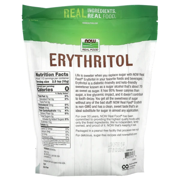 Еритритол Now Foods (Erythritol) 1134 г