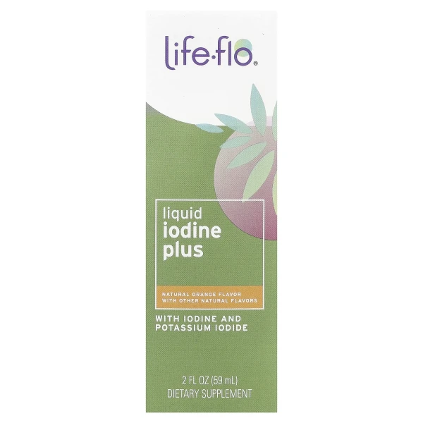 Йод Life-flo (Liquid Iodine Plus) 150 мкг 59 мл зі смаком апельсину
