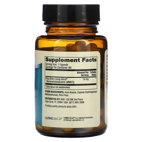Кремній Dr. Mercola (Silica Collagen Builder) 10 мг 60 капсул