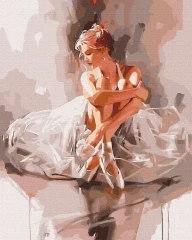 Картина за номерами Балерина в хмаринці ніжності  Brushme 48x60