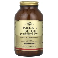 Риб'ячий жир концентрат Solgar (Omega-3 fish oil) 2000 мг 120 капсул