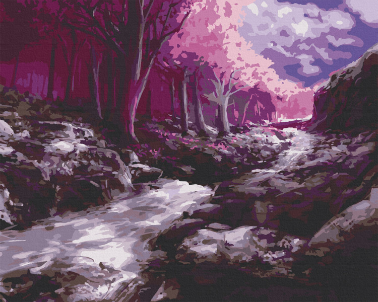 Картина за номерами Фантастичний ліс 40x50 см Art Craft