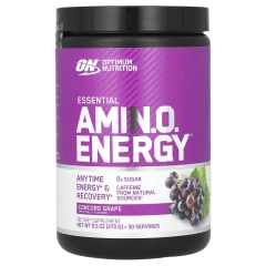 Optimum Nutrition, Essential Amin.O. Energy®, виноград, 270 г