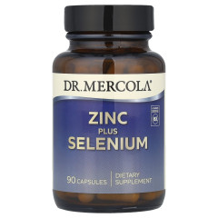 Цинк плюс селен Dr. Mercola (Zinc Plus Selenium) 90 капсул
