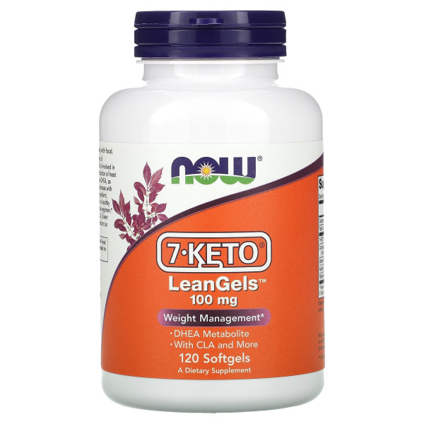 NOW Foods, 7-Keto LeanGels, 100 мг, 120 капсул