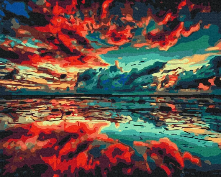 Картина по номерам Отражение мира Brushme 48x60