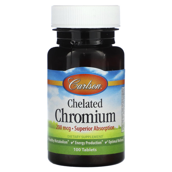 Хром хелат (Chelated Chromium) 100 таблеток