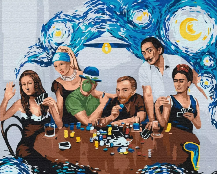 Картина за номерами Друзі-шедеври © Viktoriya Kovalenko 40x50 Brushme