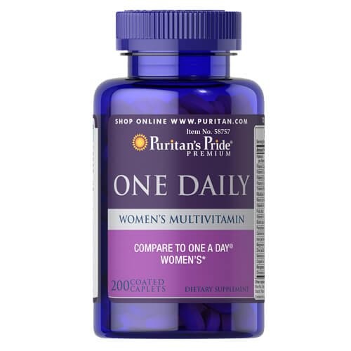 Мультивитамины для женщин один раз в день Puritan's Pride (One Daily Women's Multivitamin) 200 таблеток