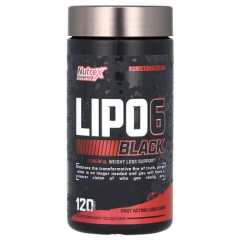Жироспалювач Ліпо-6 Блек Nutrex (Lipo-6 Black) 120 капсул