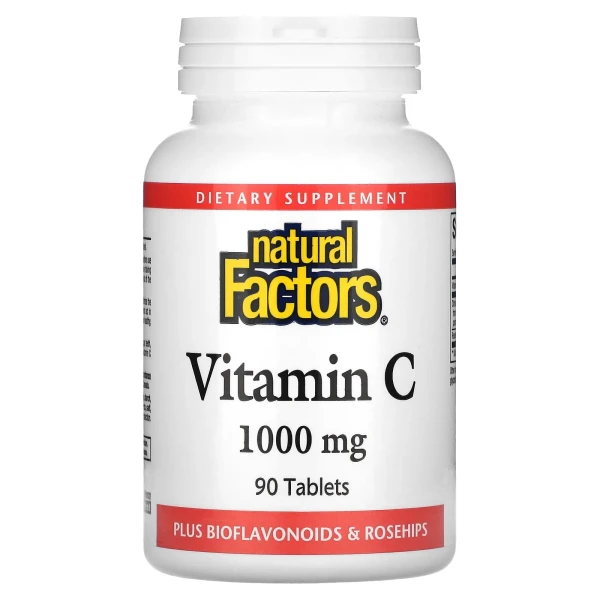 Вітамін C з цитрусовими біофлавоноїдами (Vitamin C Plus Bioflavonoids Rosehips) 1000 мг/100 мг 90 таблеток