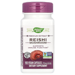 Гриб рейші лікувальний Nature's Way (Reishi Standardized) 188 мг 100 капсул