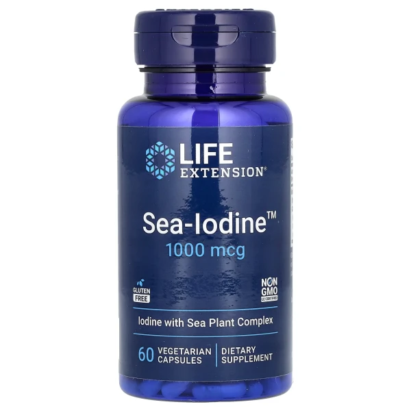 Йод Life Extension (Sea Iodine) 1000 мкг 60 капсул