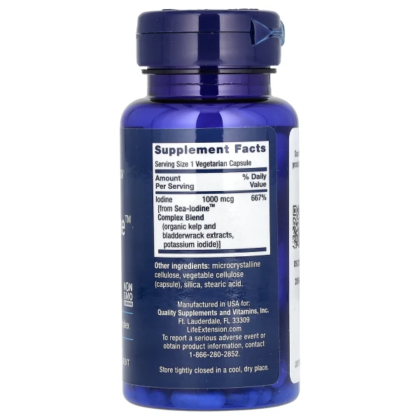 Йод Life Extension (Sea Iodine) 1000 мкг 60 капсул