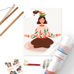 Картина по номерам MINIMAL Время для медитации Brushme 40x50