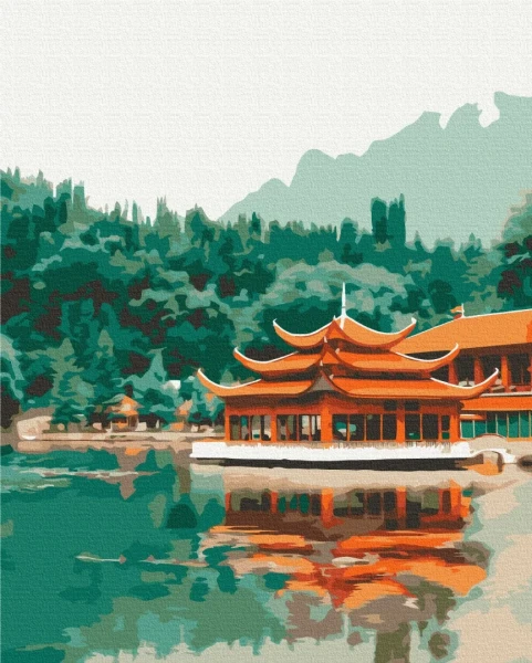 Картина за номерами Східний спокій 40x50 Brushme