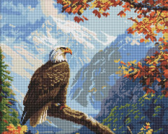 Алмазна мозаїка/вишивка Гордий орел 40x50 Ideyka