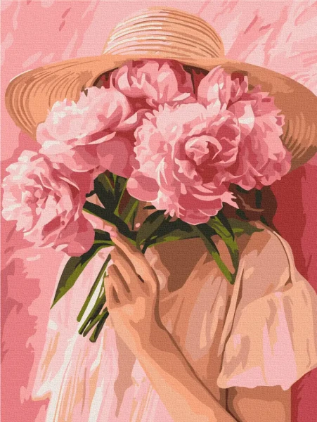 Картина за номерами Рожевий настрій  Brushme 30x40