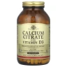 Цитрат кальция с витамином D3 Solgar (Calcium Citrate with Vitamin D3) 240 таблеток