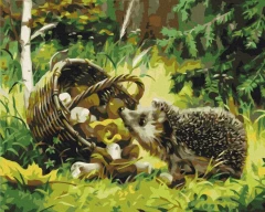 Картина за номерами Їжачок-щасливчик  Brushme 48x60