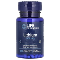 Літій Life Extension (Lithium) 1000 мкг 100 капсул