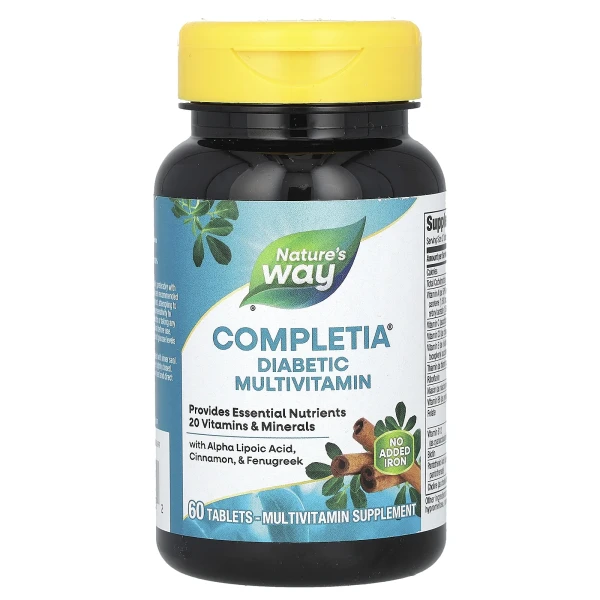 Мультивітаміни для діабетиків Nature's Way (Completia Diabetic Multivitamin) 60 таблеток