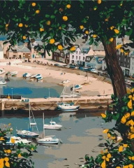 Картина по номерам Живописная бухта Brushme 48x60