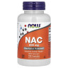 NAC 600 мг Now Foods (N-ацетилцистеїн) 100 рослинних капсул
