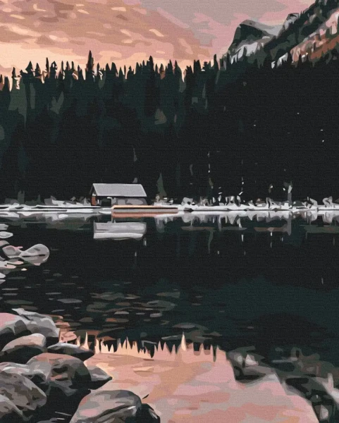 Картина по номерам На краю света Brushme 40x50