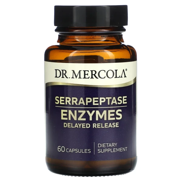 Серрапептаза Dr. Mercola (Serrapeptase Enzymes) 60 капсул