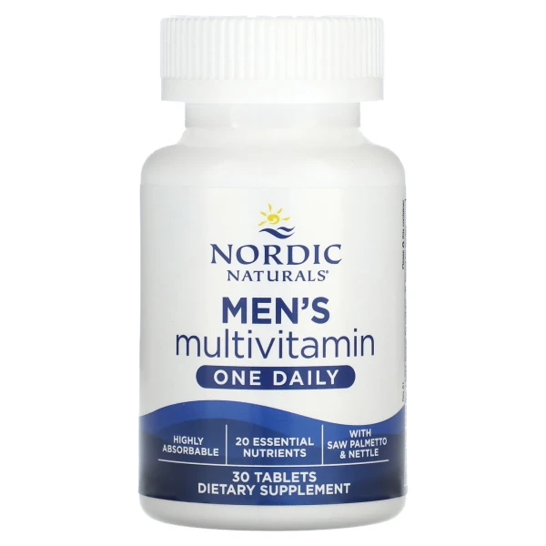Nordic Naturals, мультивітаміни для чоловіків, один раз на день, 30 таблеток