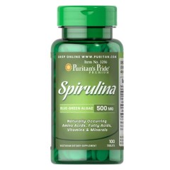 Спирулина 500 мг Puritan's Pride (Spirulina) 100 таблеток