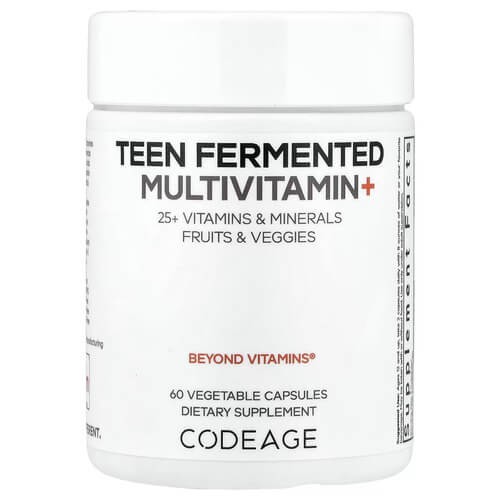 Ферментированные мультивитамины для подростков 60 капсул Codeage (Teen Fermented Multivitamin+)