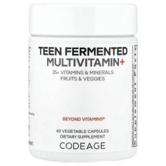 Ферментированные мультивитамины для подростков 60 капсул Codeage (Teen Fermented Multivitamin+)
