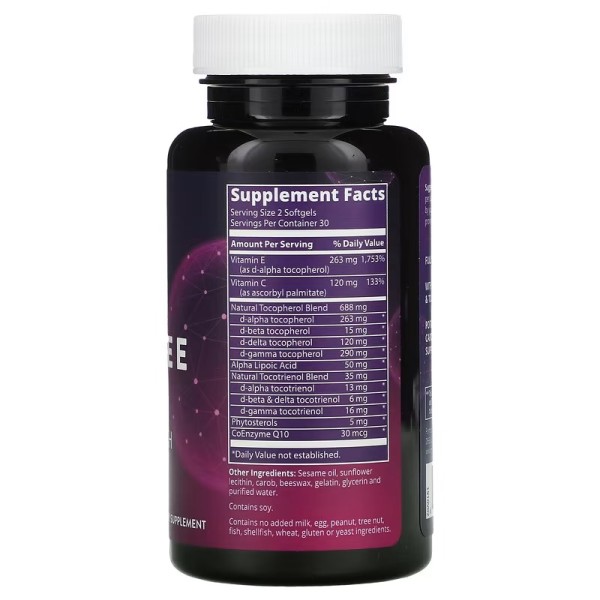 Вітамін E MRM Nutrition (Complete E) 60 капсул