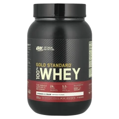 Optimum Nutrition, Gold Standard, 100%-ва сироватка, печиво та вершки, 837 г (1,85 фунта)