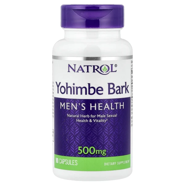 Йохімбе (Yohimbe Bark) 500 мг 90 капсул